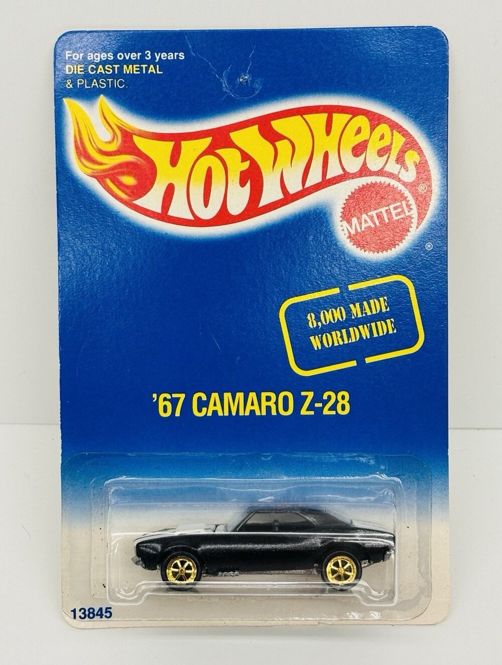Hot Wheels '67 Camaro Z-28 1995 Seattle Toy Show Limited Edition w/ Protector